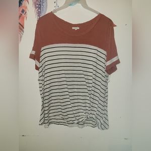 Maurices 24/7 tunic top w/knot Plus size 2x